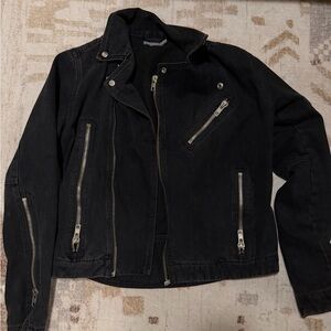 Carmar Denim Jean Moto Jacket